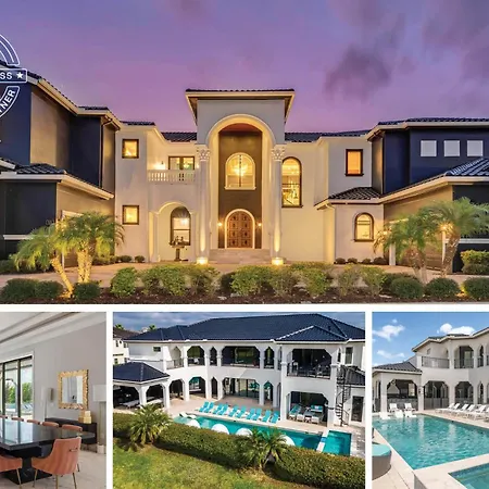 Luxurious 12 Bedroom Villa In Orlando Paradise6585